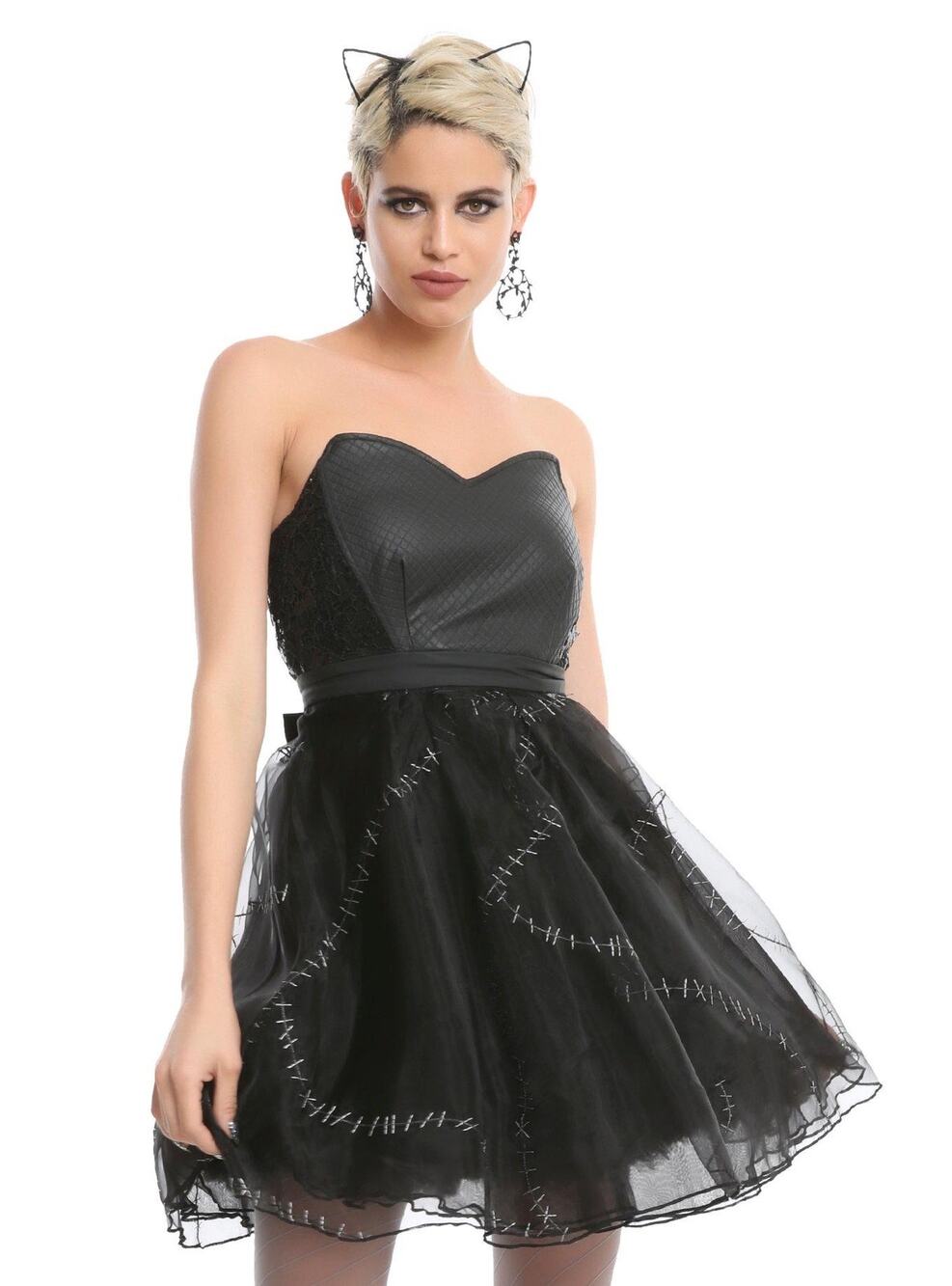 DC Comics Catwoman Formal Dress Limited-Edition Hot Topic Sz 12 M